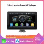 Cross-border 9-inch Portable Carplay Central Control Large Screen Vehicle Navigation WiFi Internet Access Car Bluetooth Radio - Image 2