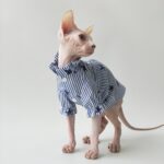 Thin Cotton Shirt Breathable Refreshing Sphinx Hairless Cat German - Image 7