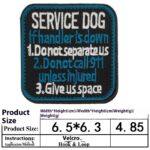 Pet Dog Accessories Embroidered Velcro New Pet Clothing Decorative Sticker Computer Embroidery Chapter - Image 3