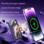 With Cable Magnetic Suction Wireless Charger Large Capacity Portable Power - Image 7