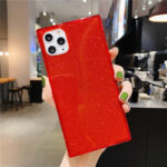Glitter Square Fluorescent Silicone Phone Case - Image 7