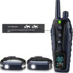Color Screen Dog Trainer Super Long Remote Control Waterproof Dual Power Display Electric Shock Collar - Image 6