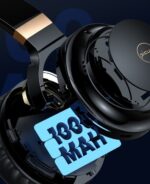 Bluetooth Earphones With Headworn Luminous Folding - Image 7