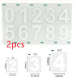 High Temperature Resistant Signboard Reflective Waterproof Pvc Adhesive Number Paper - Image 8