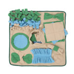 Snuffle Mat for Dogs, Nosework Feeding Blanket Sniffing Pad for Interactive Games, Foraging Puzzle Enrichment Toys for Large Small Medium Pets - Image 7