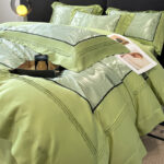 Light Luxury High-grade Yarn-dyed Four-piece Jacquard Beddings - Image 8