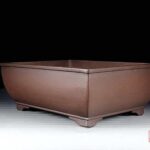 Retro Domestic Square Purple Sand Flowerpot - Image 4