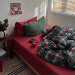 Ins Nordic Simple Plaid Christmas Cotton Yarn-dyed Washed Cotton Four-piece Set - Image 8