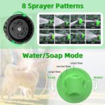 Pet Dog Wash Outdoor,  High-Pressure Pet Shower Sprayer Dog Shower Brush And Pet Grooming Comb For Watering Flowers, Car Washing, Pet Bathing - Image 6