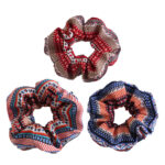 New Retro Printed Large Intestine Hair Tie For Women Highly Elastic Large Intestinal Ponytail Hair Ropes Headwear - Image 6