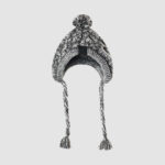 Fur Ball Warm And Windproof Fluffy Ball Knitting Method Dog Fighting Hat - Image 3