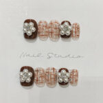 Autumn And Winter New Year Bride Wears Nail Finished Nail Patch - Image 5