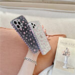 Small Floral Love Right-angle Side Phone Case - Image 6