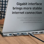 Hub Docking Station And  Cooling Bracket To Ten-port HDMI And VGA Network Port Conversion Hub - Image 2
