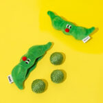 3PCS Cat Toy Balls, Interactive Pet Play Balls Sisal Rope Scratching Chew Ball Toy With Rustling Sound Pea Pod Storage For Indoor Kitten Training Hunting - Image 9