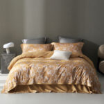 American Retro Style Long-staple Cotton Yarn-dyed Four-piece Jacquard Beddings - Image 7