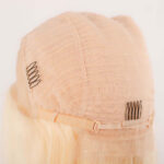 Hand Hook Mesh One Real Hair Headgear Wig STW - Image 2
