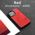 Supercar Interior Luxury Suede Leather Phone Cove - Image 5
