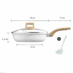 Household White Medical Stone Non-stick Pan - Image 7