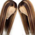 Piano Color Real Hair T-shaped Headgear - Image 5