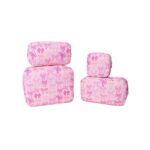 Printed Nylon Cosmetic Bag Travel Portable Storage - Image 5