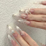 Christmas Cat Eye Flashing Snowflake Christmas Tree Heart-shape Lock Handmade Wear Armor - Image 4