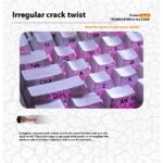 White Fission Side Carving Transparent Keycap - Image 5