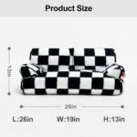 Fluffy Cat Couch  Washable Pet Couch Bed For Cats And Small Dogs Up To Non-Slip Dog Beds - Image 8