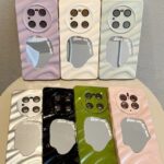 Wave Pattern Geometric Mirror Phone Case - Image 2