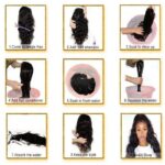 Black Lady Full Headgear With Long Curly Hair - Image 3