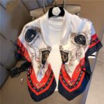 Women's New Geometric Square Scarves - Image 5