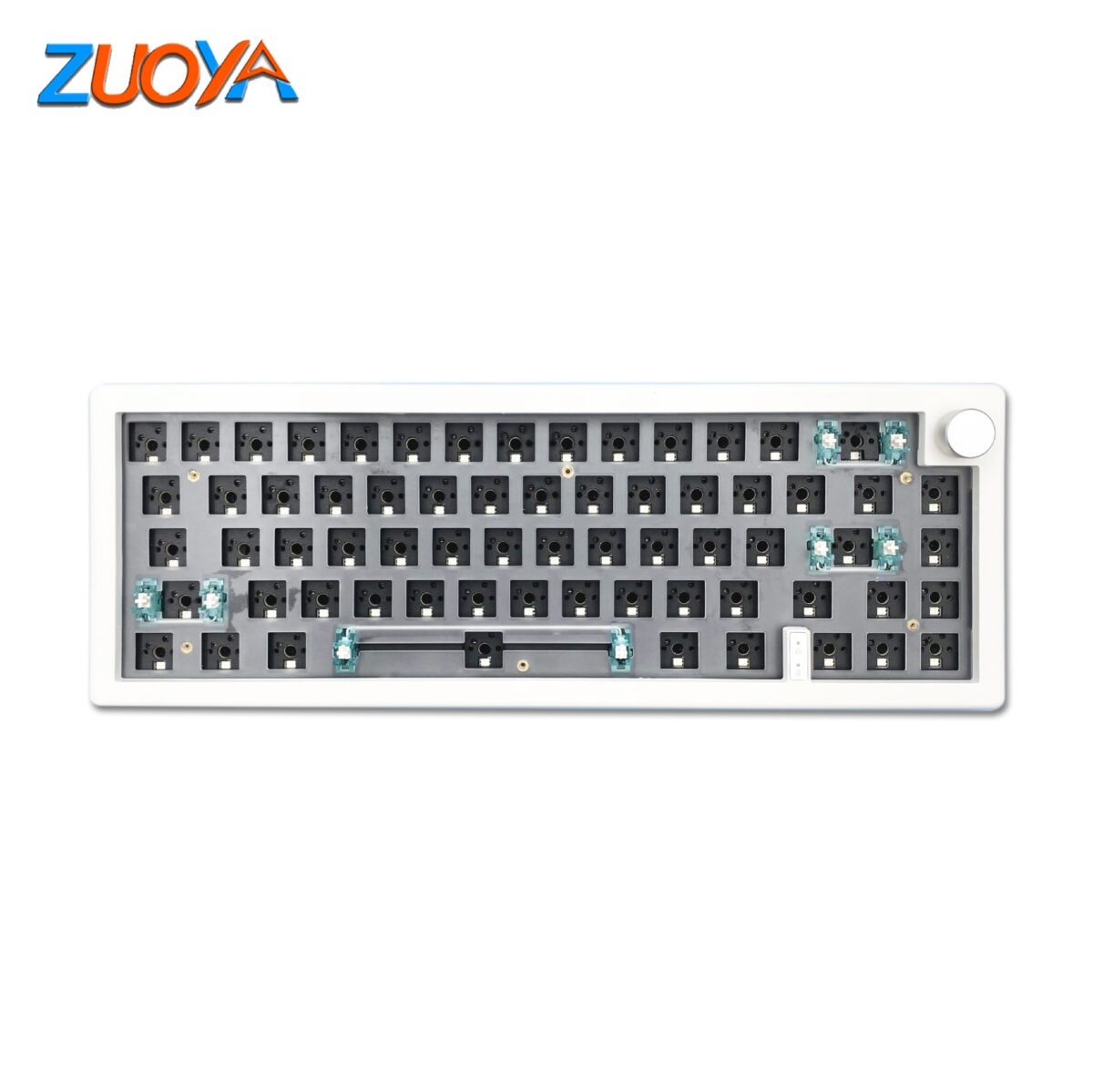 Three-model Customized DIY With Knob Support Hot Plug RGB Backlit Mechanical Keyboard Kit - Image 10