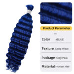 Deep Wave Women's Hair Extension Hair Bulk - Image 6