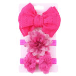 Baby Head Flower Child Bow Headdress - Image 8