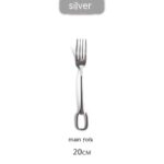 24-piece Handle Hanging Hole Knife Fork And Spoon - Image 7