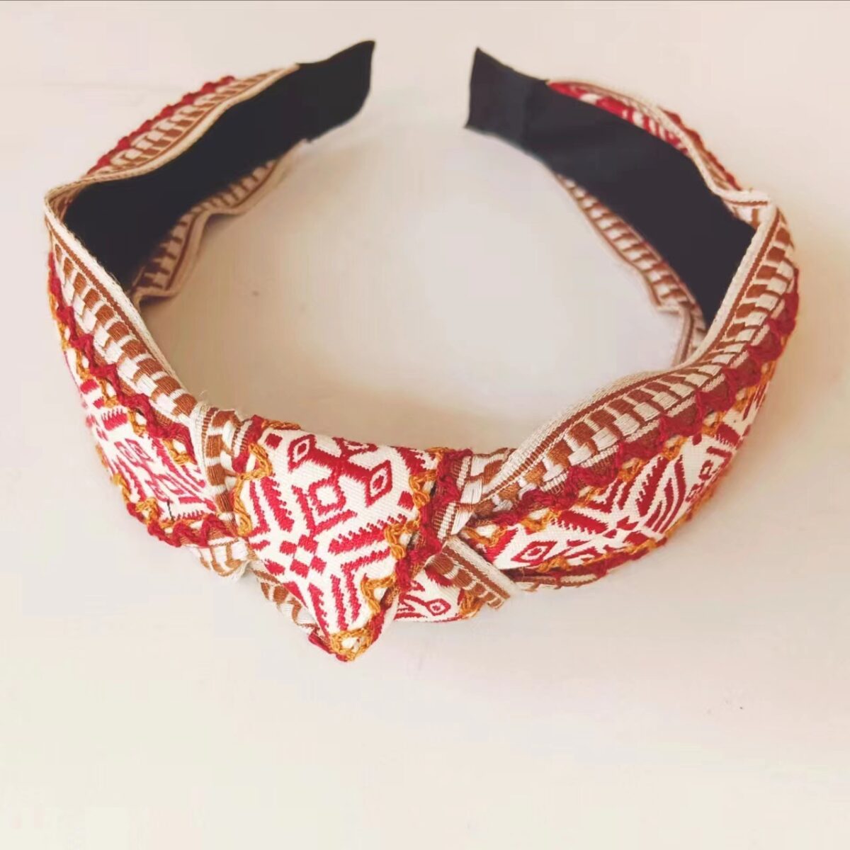 Lazybones New Retro Ethnic Temperament Knotted Headband - Image 6