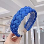 Women's Solid Color Fabric Craft Headband - Image 3
