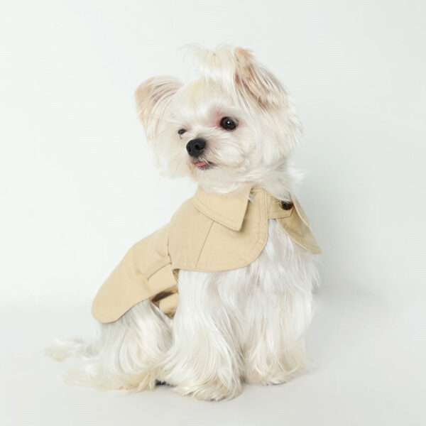 Summer Pet Clothes Dog British Trench Coat