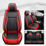 All-inclusive Wear-resistant Full-leather Contrast Stitching Car Seat Cushion - Image 3
