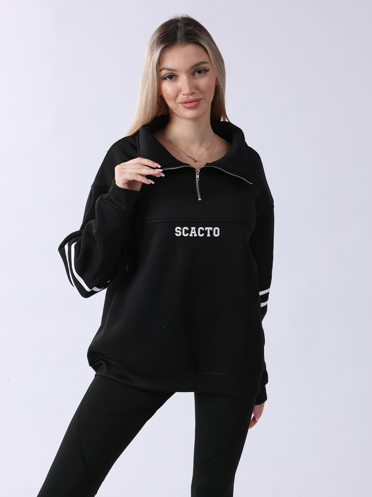 Women's Long Sleeved Sweatshirt - Image 2