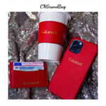 Leather Protective Case All-match Card Holder Keychain Gift Set - Image 4