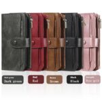 Applicable To 16 Mobile Phone Leather Case Retro Multi-function Card Wallet Split Magnetic Anti-fall Shell - Image 5