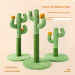 Masson Cactus Cat Scratch Board Sisal Scratching Pole Climber For Pet Cat Cat Toy Supplies Grinding Claw Scratching - Image 3