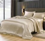 Silk Bed Sheet Fitted Sheet Four-piece Set Nordic Style - Image 10