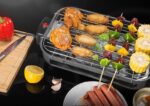 Factory directly for household barbecue square non-smoking electric oven carbon steel plate knob temperature control Korean electric baking tray customization - Image 5