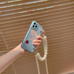 Flower Pearl Messenger Silicone Phone Case - Image 7