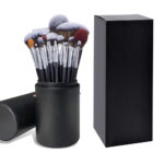 Black Makeup Brush Eyeliner Brush Suit - Image 6