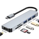 Portable Notebook And Tablet Computer Six In One Expansion Dock - Image 8