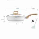 Household White Medical Stone Non-stick Pan - Image 5