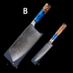 Damascus Restaurant Commercial Professional Kitchen Knife Set - Image 2